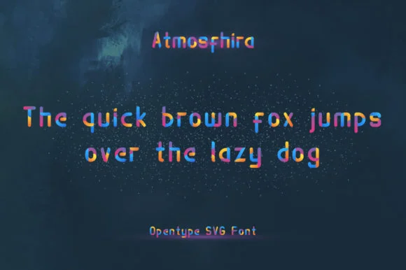 Atmosfhira by Mojibam — Color Fonts Font — thumbnail 6