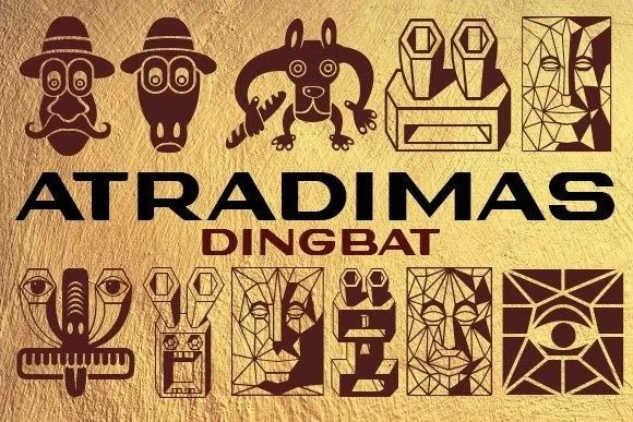 Atradimas by vladimirnikolic — Dingbats Font