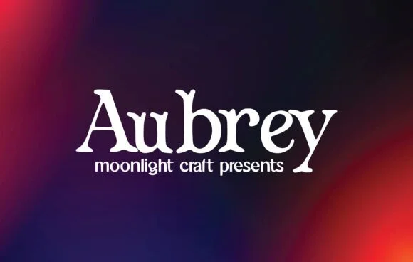 Aubrey by moonlight craft — Slab Serif Font