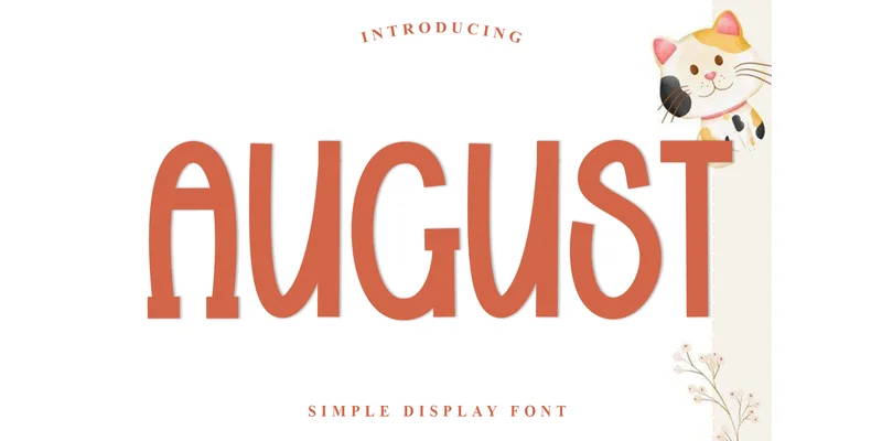 August Font by Inermedia STUDIO by Inermedia STUDIO — Display Font