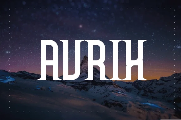 Aurix by riotama85 — Slab Serif Font