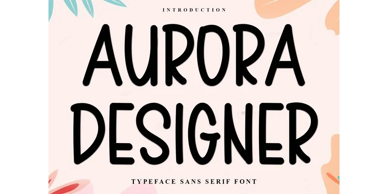 Aurora Designer Font by FreshTypeINK — Sans Serif Font