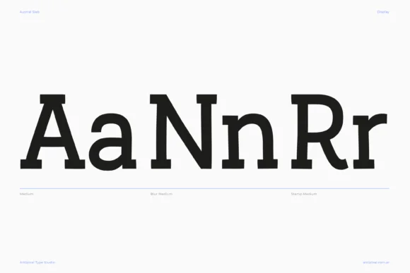 Austral Slab by antipixel — Slab Serif Font — thumbnail 3