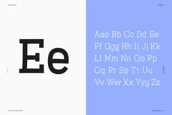 Austral Slab by antipixel — Slab Serif Font — thumbnail 5