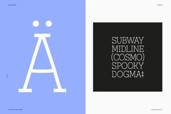 Austral Slab by antipixel — Slab Serif Font — thumbnail 7