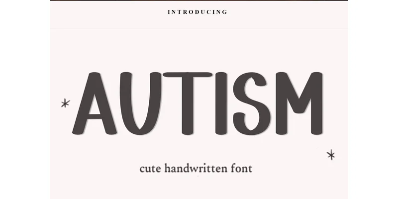 Autism Font by Inermedia STUDIO by Inermedia STUDIO — Display Font