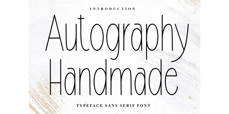 Autography Handmade Font by FreshTypeINK — Sans Serif Font