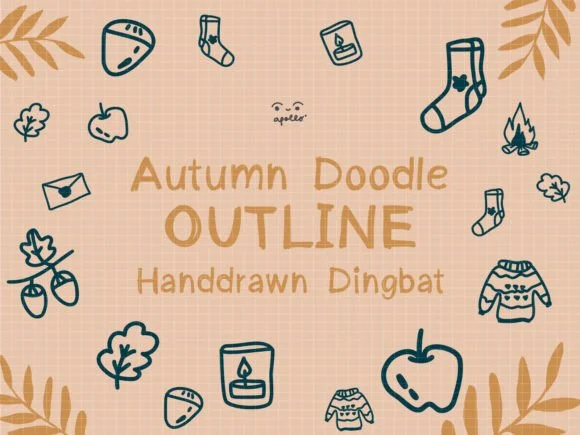 Autumn Doodle by Apollo no.64 — Dingbats Font