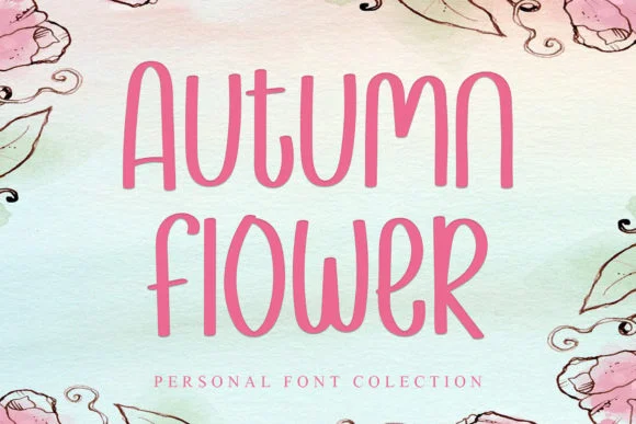 Autumn Flower by GiaLetter — Slab Serif Font