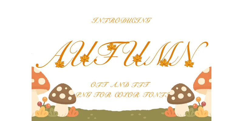 Autumn Font by Candygirl Art by Candygirl Art — Decorative Font