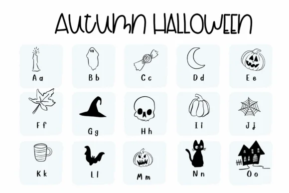 Autumn Halloween by Sirinart — Dingbats Font — thumbnail 2