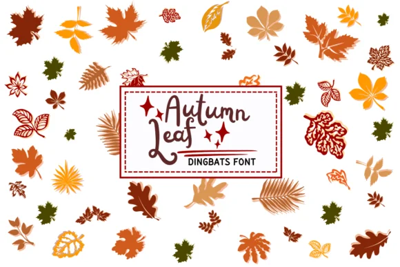 Autumn Leaf by PraewDesigns — Dingbats Font