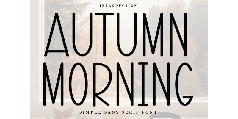 Autumn Morning Font by Inermedia STUDIO — Sans Serif Font