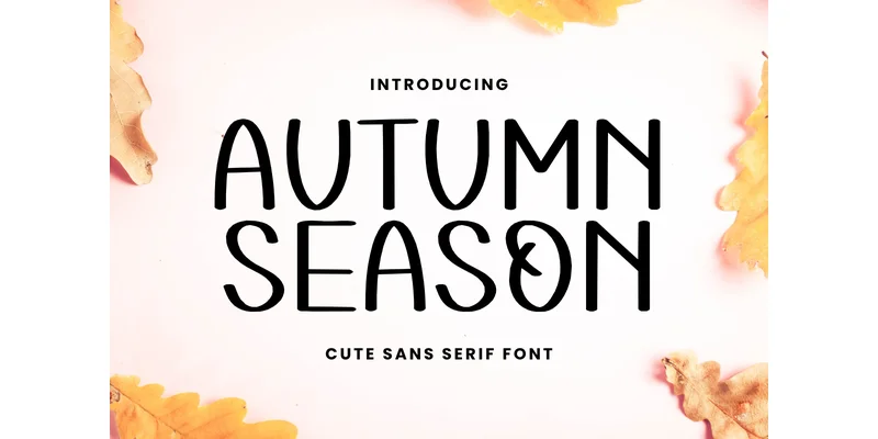Autumn Season Font by Letterayu by Letterayu — Display Font