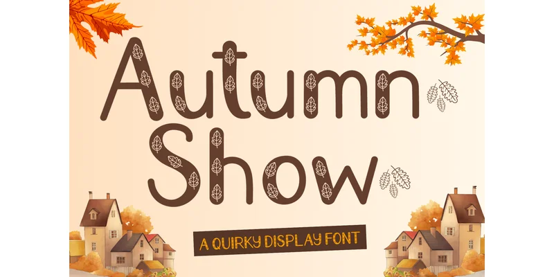 Autumn Show Font by AEN Creative Studio by AEN Creative Studio — Decorative Font
