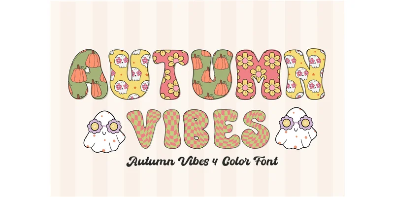 Autumn Vibes Font by Honiiemoon โ Color Fonts Font