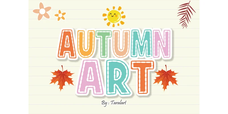 Autumnart Regular Font by TaralArt by TaralArt — Display Font