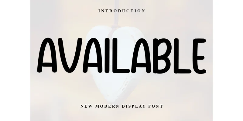 Available Font by FreshTypeINK by FreshTypeINK — Display Font