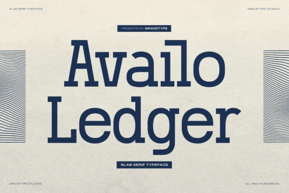 Availo Ledger by Gracetypestudio — Slab Serif Font