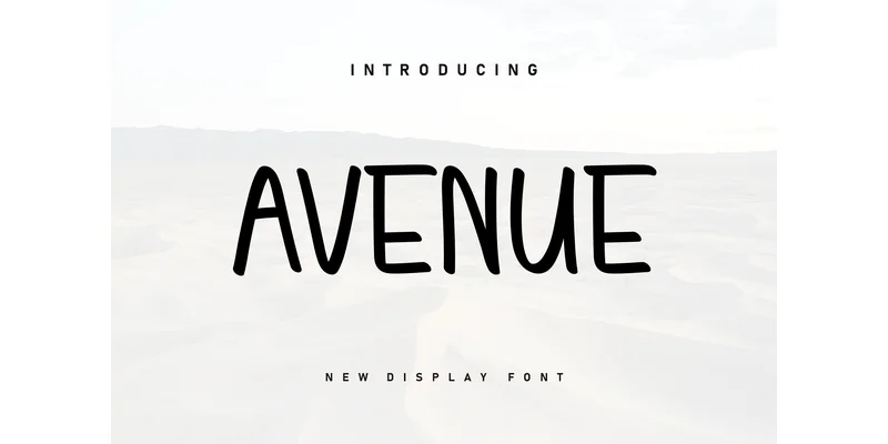 Avenue Font by ArtLine Design by ArtLine Design — Display Font