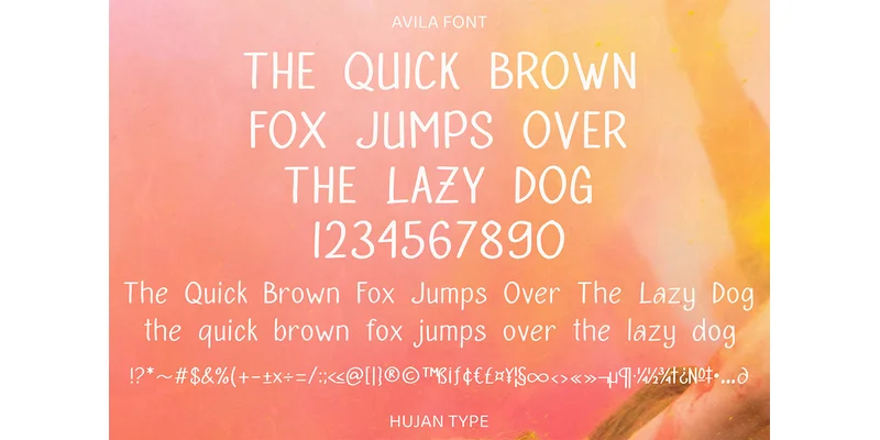 Avila Font by hujantype by hujantype — Sans Serif Font — thumbnail 5