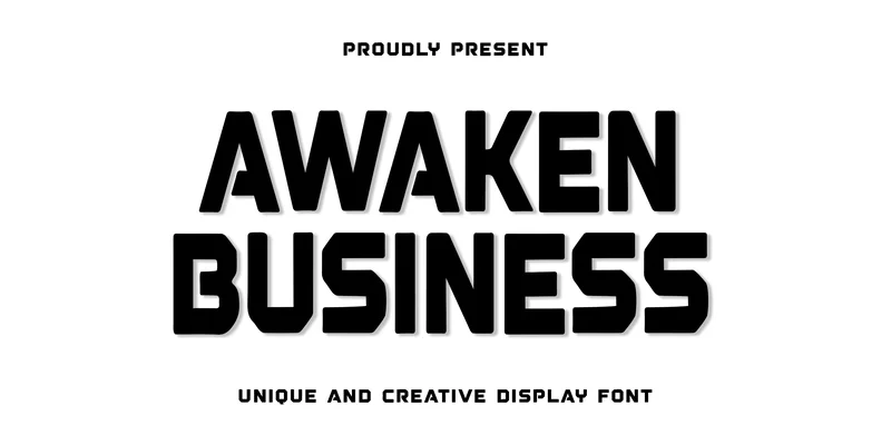 Awaken Business Font by PiPi Creative by PiPi Creative — Display Font