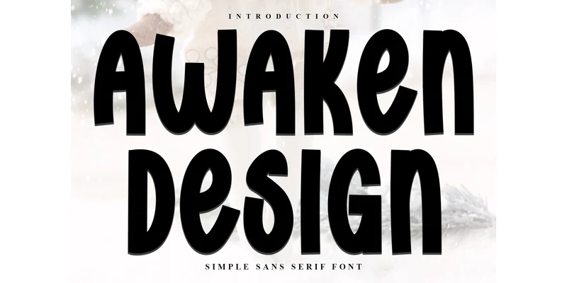 Awaken Design Font by Inermedia STUDIO by Inermedia STUDIO — Display Font