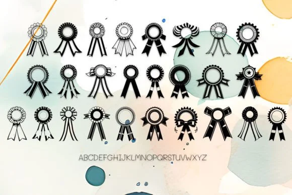 Award Ribbon by MOMAT THIRTYONE — Dingbats Font — thumbnail 2