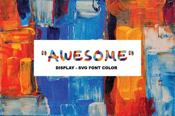 Awesome by KDP Effortless Profits — Color Fonts Font