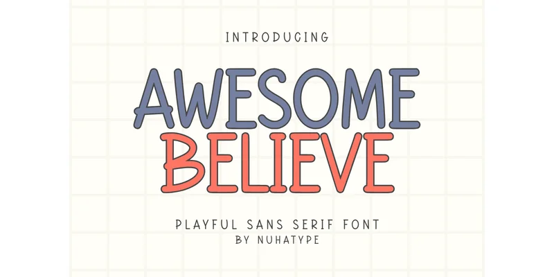 Awesome Believe Font by Nuhatype — Sans Serif Font