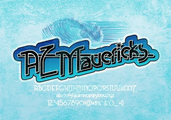AZ Mavericks by Artistofdesign — Slab Serif Font