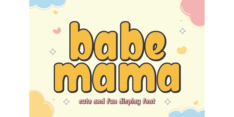 Babe Mama Font by Ade (7NTypes) by Ade (7NTypes) — Display Font