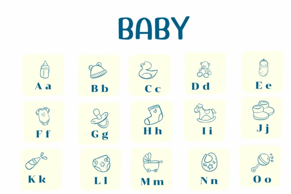Baby by Ketsarin — Dingbats Font — thumbnail 2
