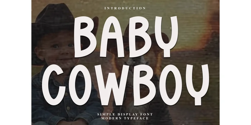 Baby Cowboy Font by Inermedia STUDIO by Inermedia STUDIO — Display Font