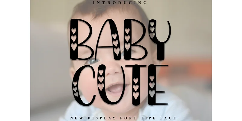 Baby Cute Font by PiPi Creative by PiPi Creative — Display Font