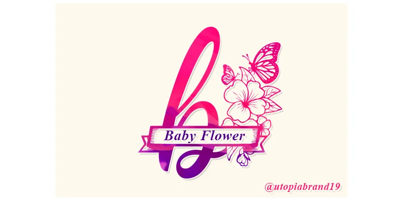 Baby Flower Monogram Font by utopiabrand19 by utopiabrand19 — Decorative Font