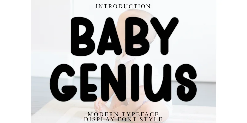 Baby Genius Font by PiPi Creative by PiPi Creative — Display Font