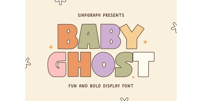 Baby Ghost Font by SiapGraph by SiapGraph — Display Font