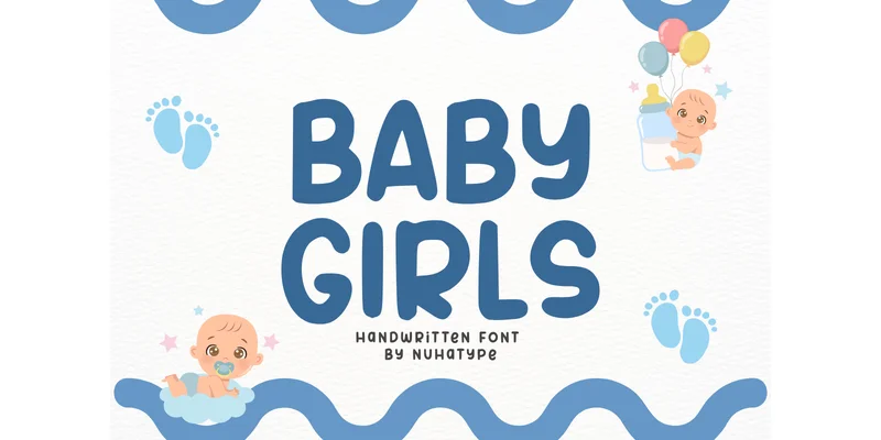 Baby Girls Font by Nuhatype by Nuhatype — Display Font