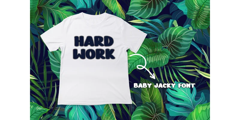 Baby Jacky Font by Minimalist Eyes by Minimalist Eyes — Display Font — thumbnail 5