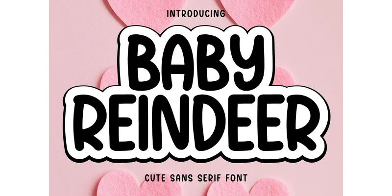 Baby Reindeer Font by Minimalist Eyes — Sans Serif Font