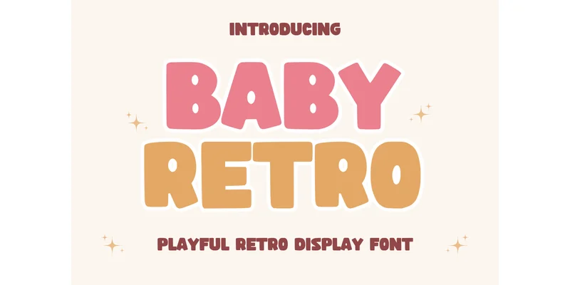 Baby Retro Font by SiapGraph by SiapGraph — Display Font