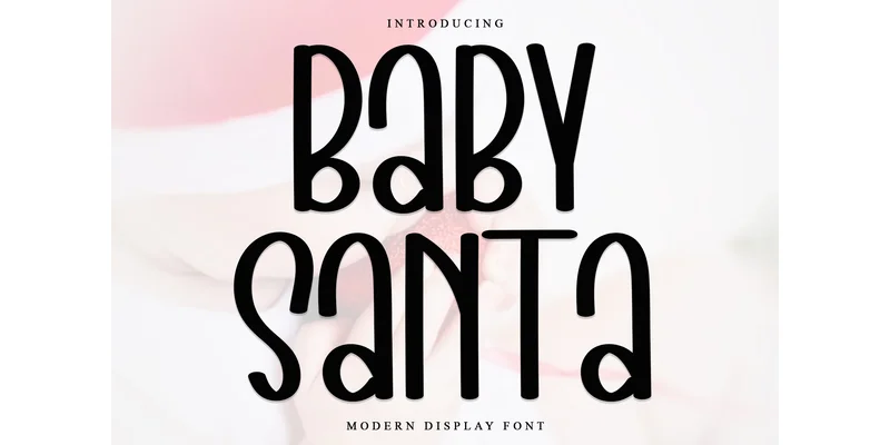Baby Santa Font by ONE DESIGN by ONE DESIGN — Display Font