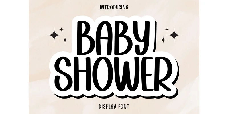 Baby Shower Font by Minimalist Eyes by Minimalist Eyes — Display Font
