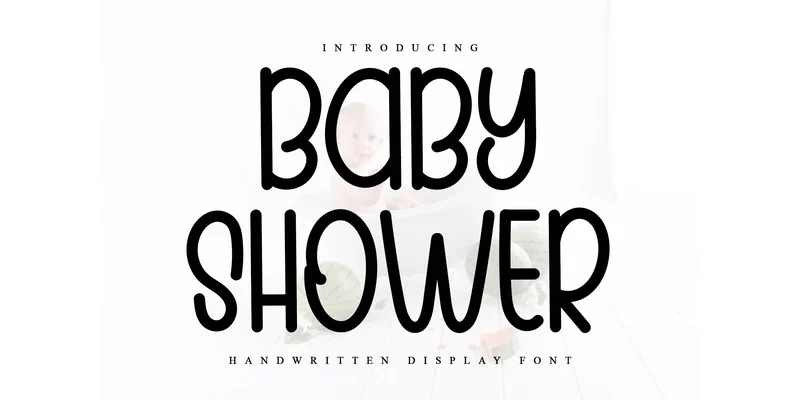 Baby Shower Font by PiPi Creative — Sans Serif Font