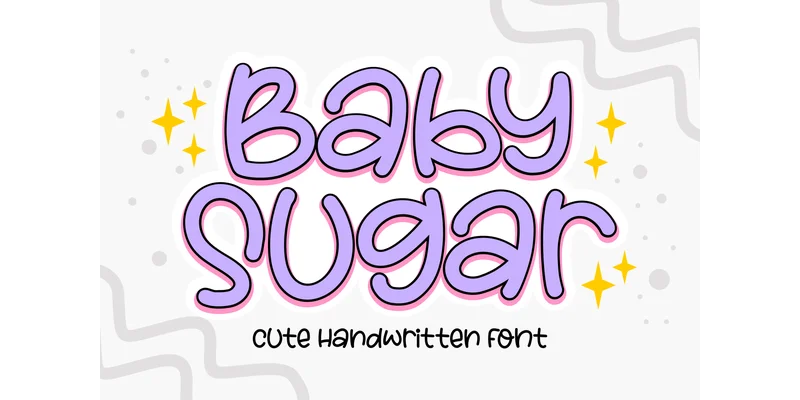 Baby Sugar Font by Dreamink (7ntypes) by Dreamink (7ntypes) — Display Font