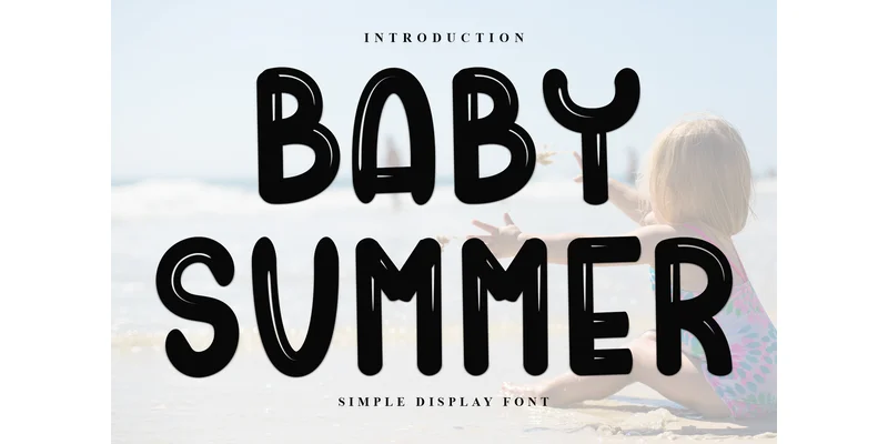 Baby Summer Font by PiPi Creative by PiPi Creative — Display Font