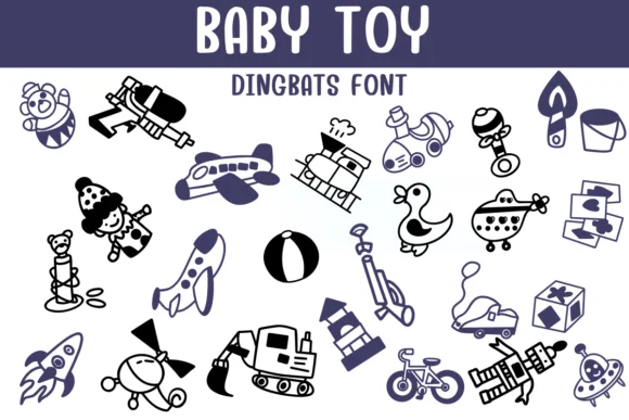 Baby Toy by Sontaya — Dingbats Font
