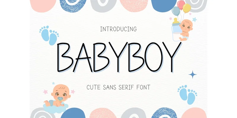 Babyboy Font by Eystore by Eystore — Display Font