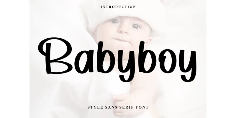 Babyboy Font by Inermedia STUDIO by Inermedia STUDIO — Display Font